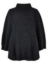 DUBARRY Kilronan Merino Poncho - Womens - Charcoal