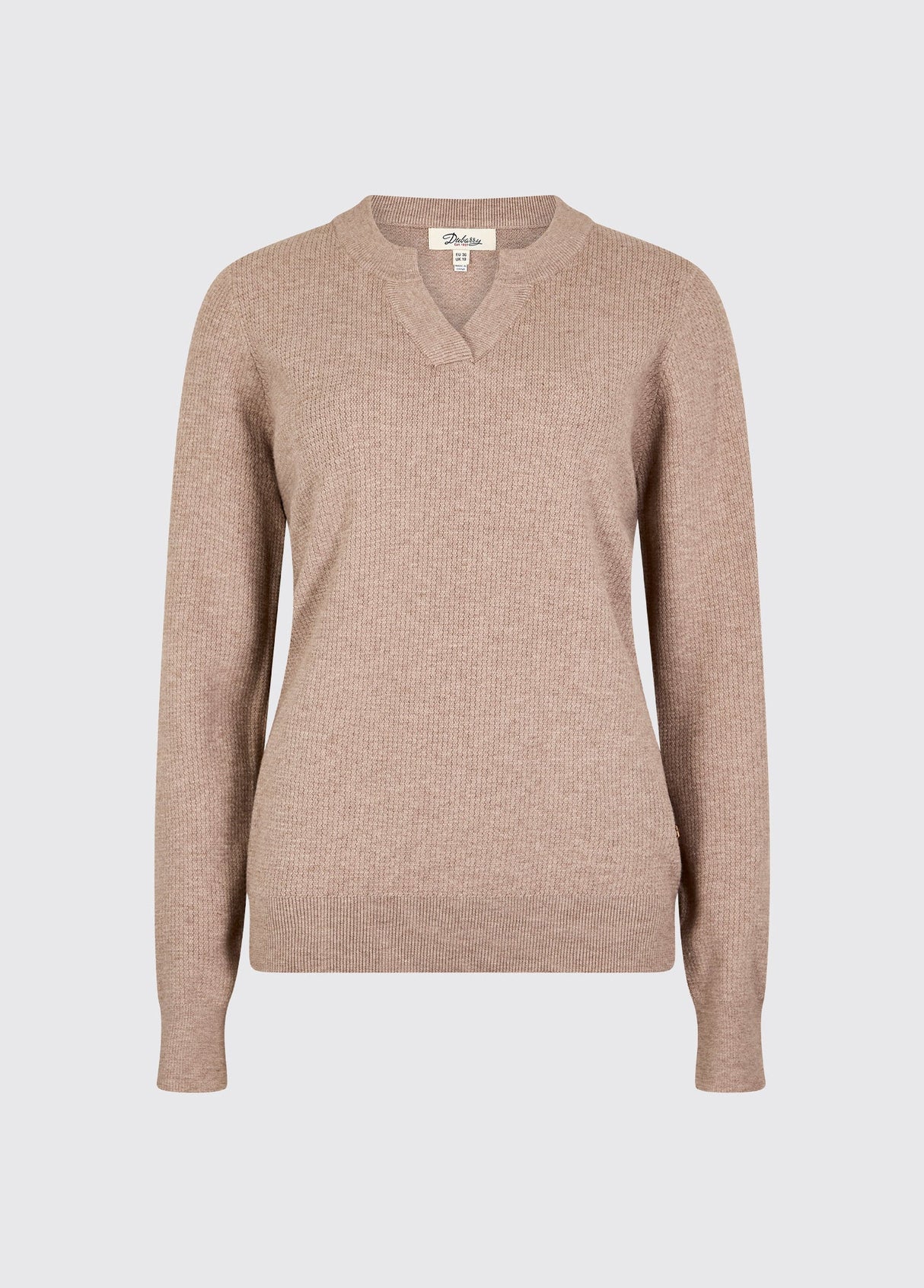 DUBARRY Kiltartan Textured Knitted Sweatshirt - Women's - Taupe