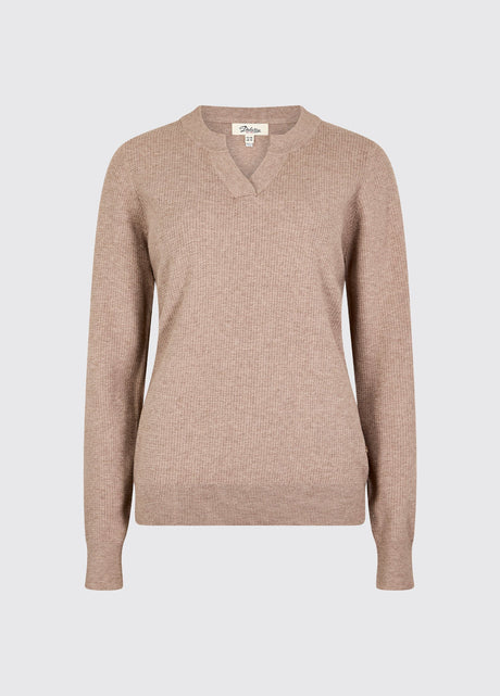 DUBARRY Kiltartan Textured Knitted Sweatshirt - Women's - Taupe