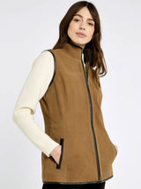 DUBARRY Kingston Leather Gilet - Women's - Tan