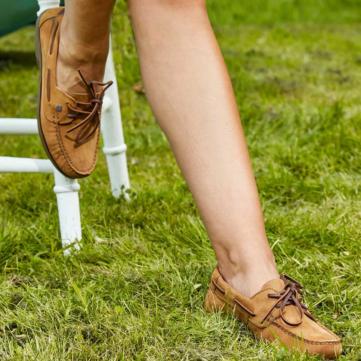 DUBARRY Ladies Aruba Deck Shoes - Cognac