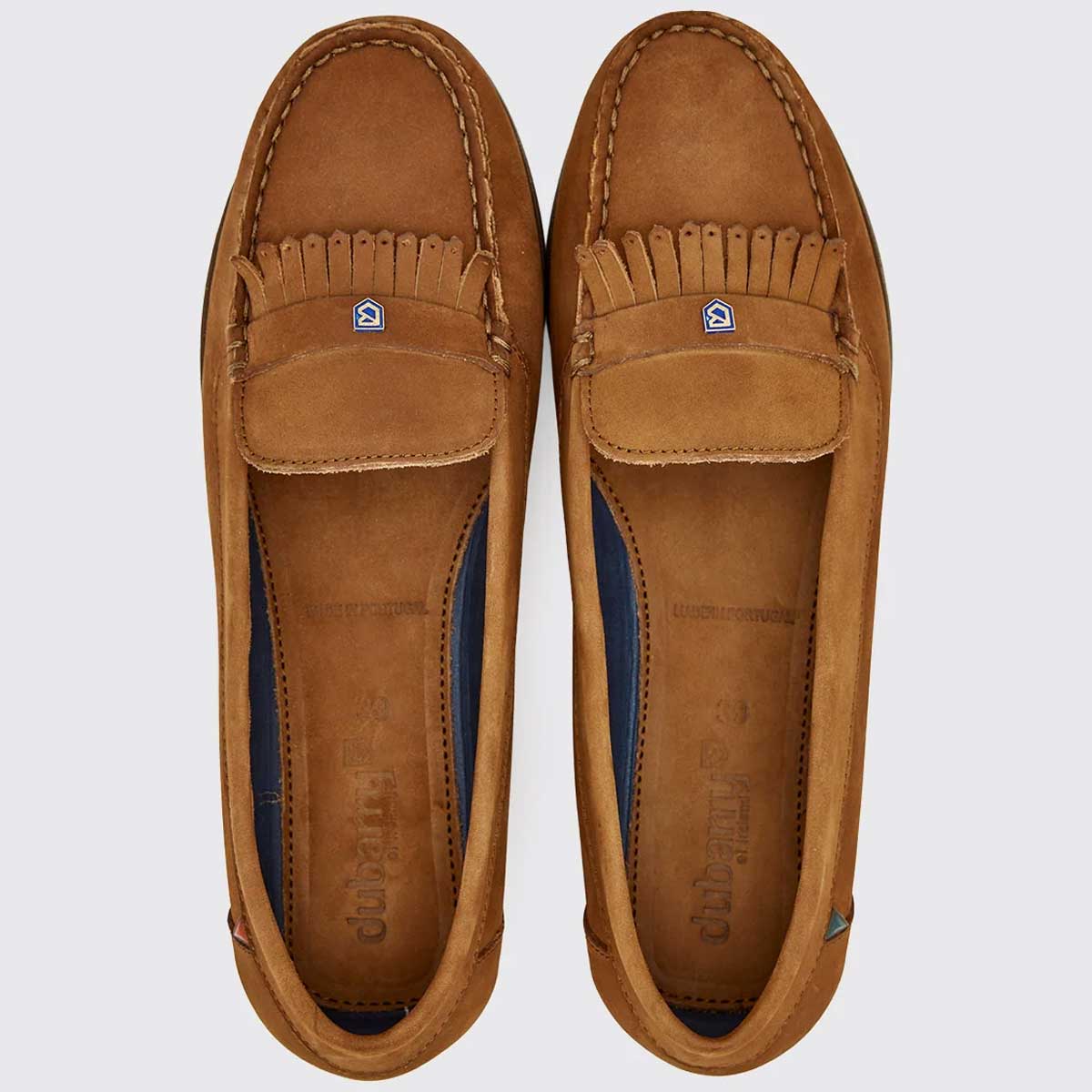 30% OFF - DUBARRY Ladies Florence Slip On Deck Shoes - Cognac - Size: UK 7