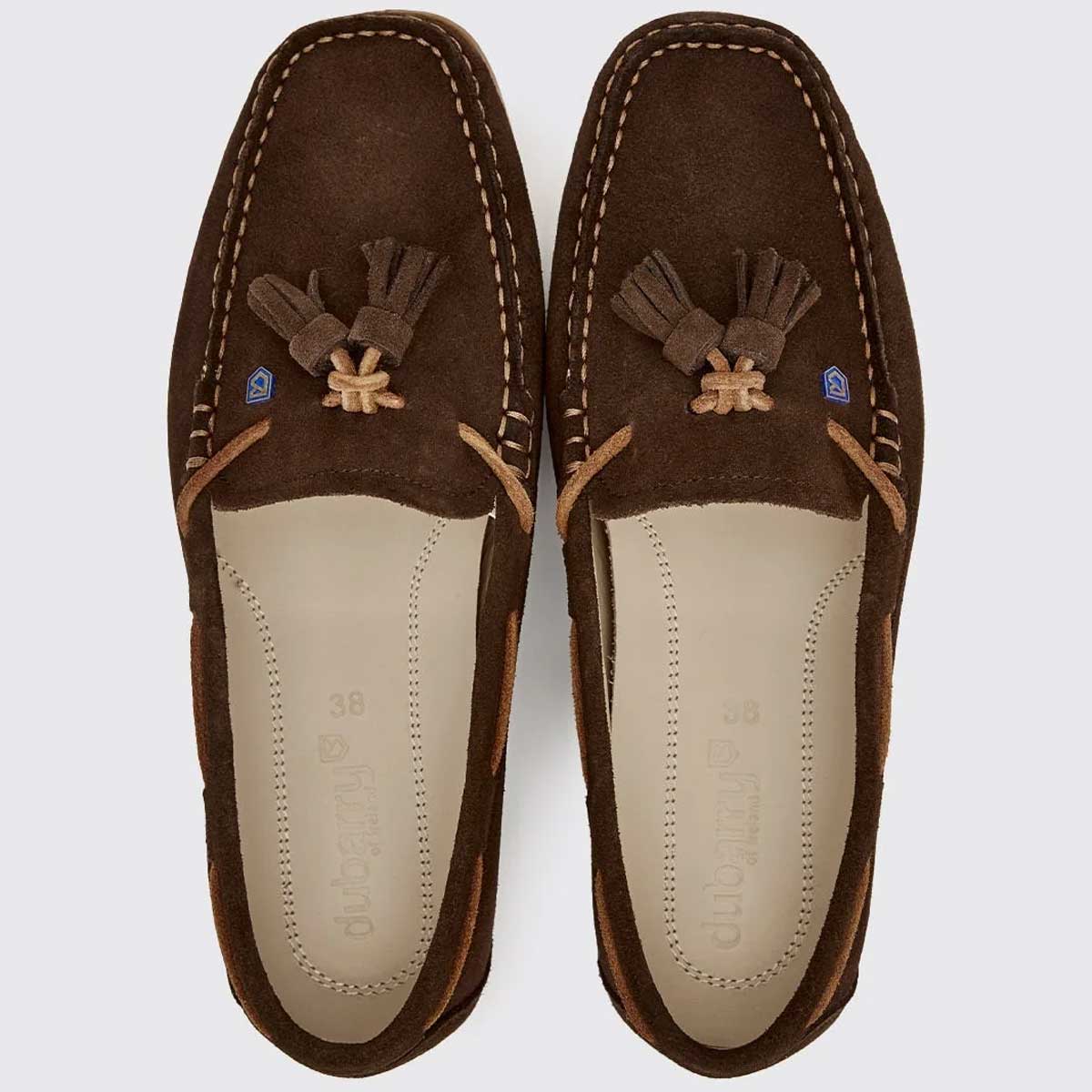 DUBARRY Ladies Jamaica Deck Shoes - Cigar