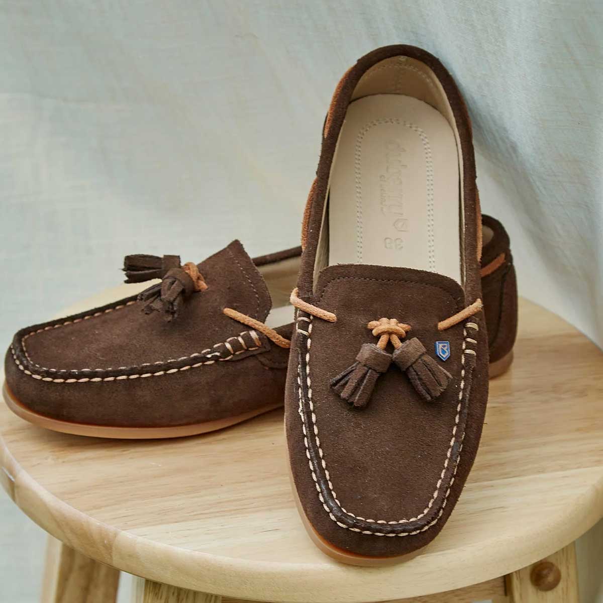 DUBARRY Ladies Jamaica Deck Shoes - Cigar