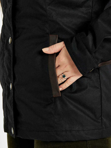 DUBARRY Ladies Mountrath Wax Jacket - Black