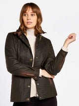 DUBARRY Mountrath Wax Jacket - Ladies - Olive
