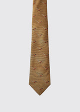 DUBARRY Madden Pheasant Silk Tie - Men's - Gold