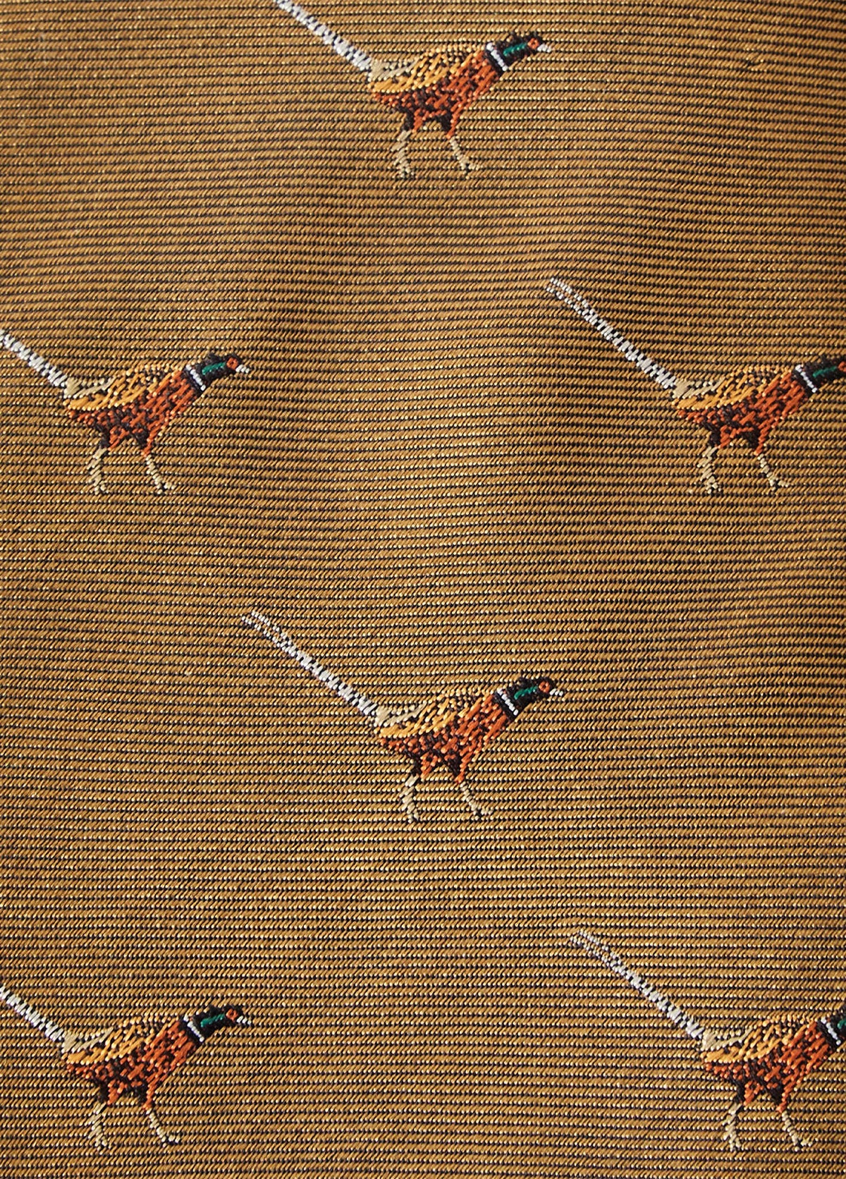 DUBARRY Madden Pheasant Silk Tie - Men's - Gold