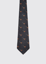 DUBARRY Madden Pheasant Silk Tie - Men's - Navy