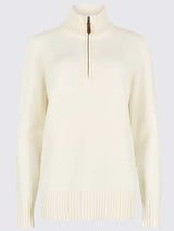 DUBARRY Markham Zip Neck Sweater - Women's - Chalk