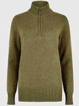 DUBARRY Markham Zip Neck Sweater - Women's - Dusky Green