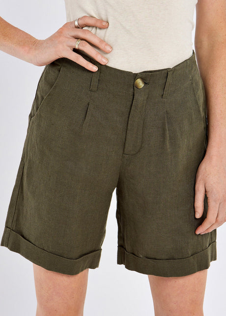 DUBARRY Maryland Women’s Linen Shorts - Khaki
