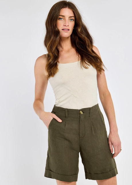 DUBARRY Maryland Women’s Linen Shorts - Khaki