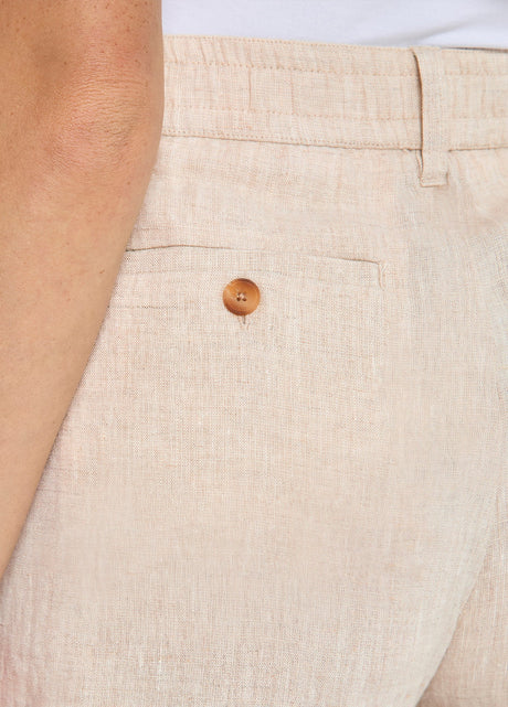 DUBARRY Maryland Women’s Linen Shorts - Oatmeal