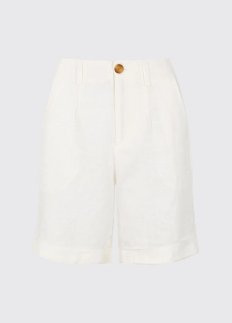 DUBARRY Maryland Women’s Linen Shorts - White