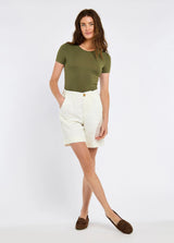 DUBARRY Maryland Women’s Linen Shorts - White