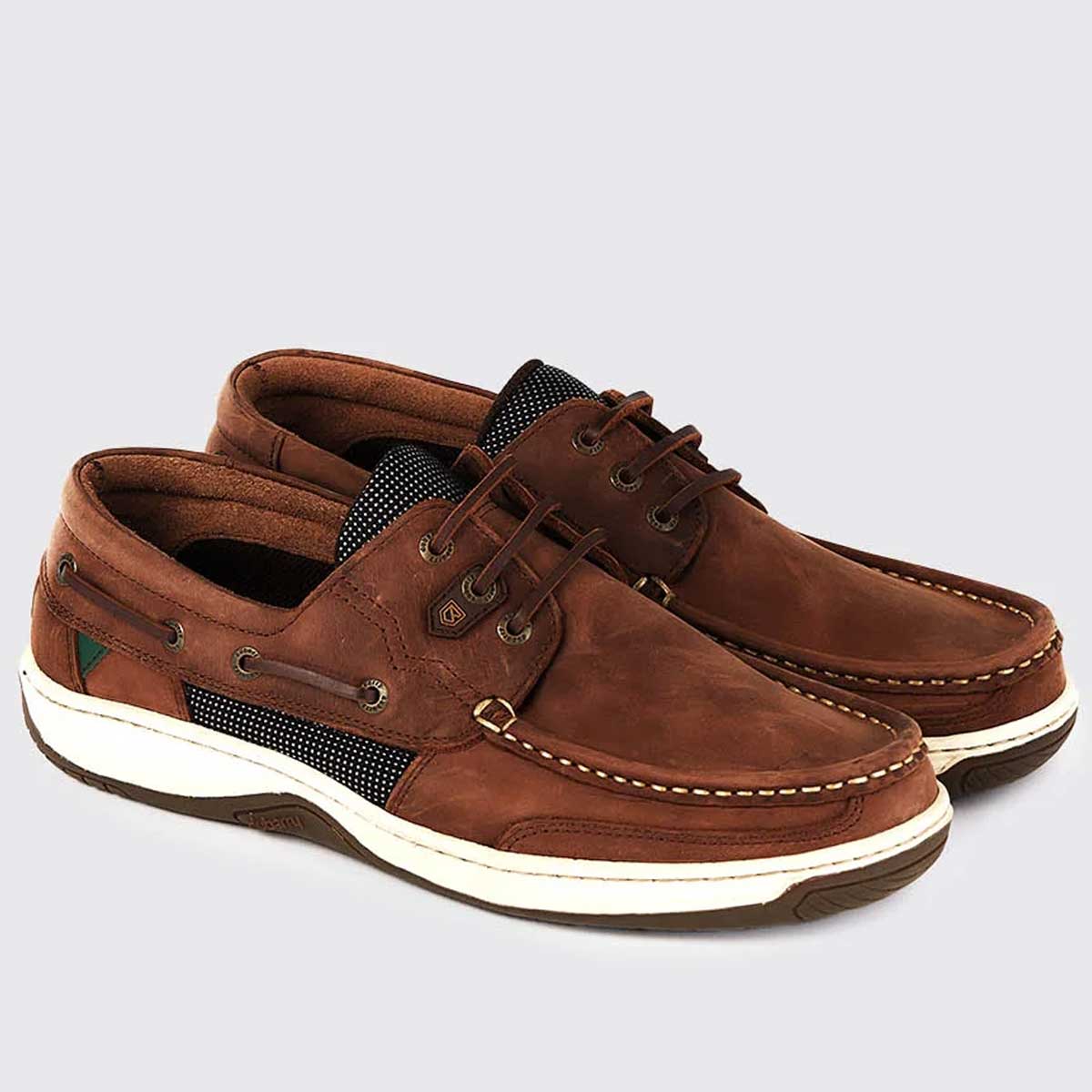 DUBARRY Men's Regatta Deck Shoes - Chestnut