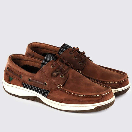 DUBARRY Men's Regatta Deck Shoes - Chestnut
