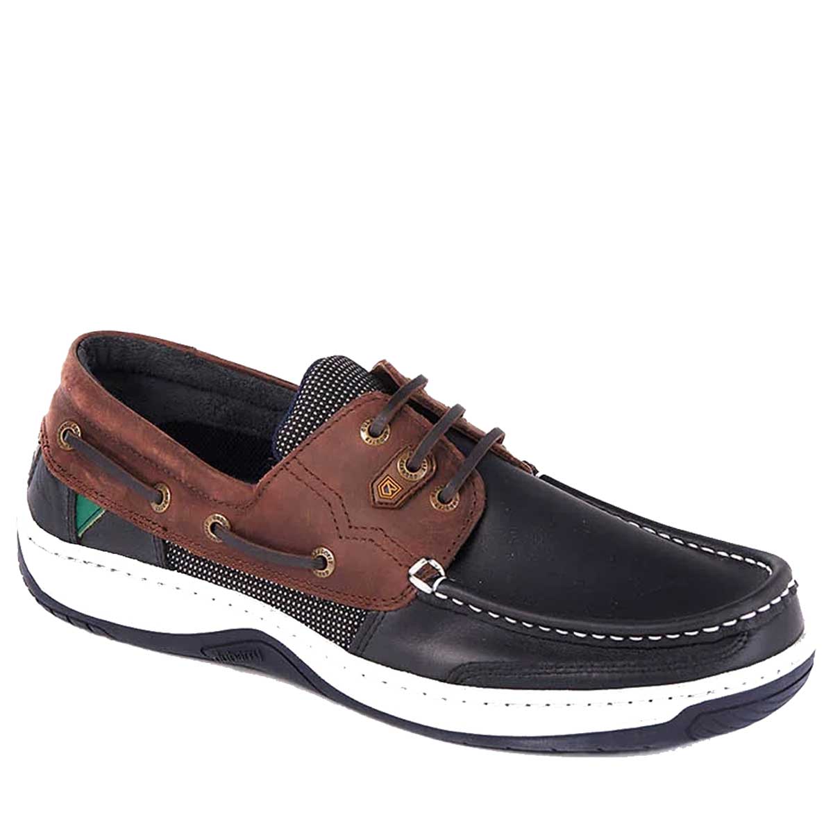 DUBARRY Men's Regatta Deck Shoes - Navy / Brown