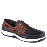 DUBARRY Men's Regatta Deck Shoes - Navy / Brown
