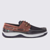 DUBARRY Men's Regatta Deck Shoes - Navy / Brown