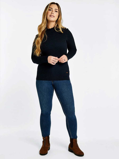 DUBARRY Monkstown Cable Stitch Sweater - Women's - Navy