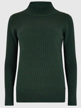 DUBARRY Monkstown Cable Stitch Sweater - Women's - Verdigris