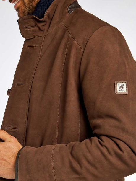 DUBARRY Moore Leather Jacket - Mens - Walnut