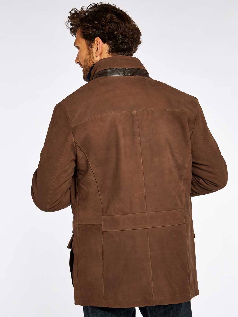 DUBARRY Moore Leather Jacket - Mens - Walnut – A Farley Country Attire