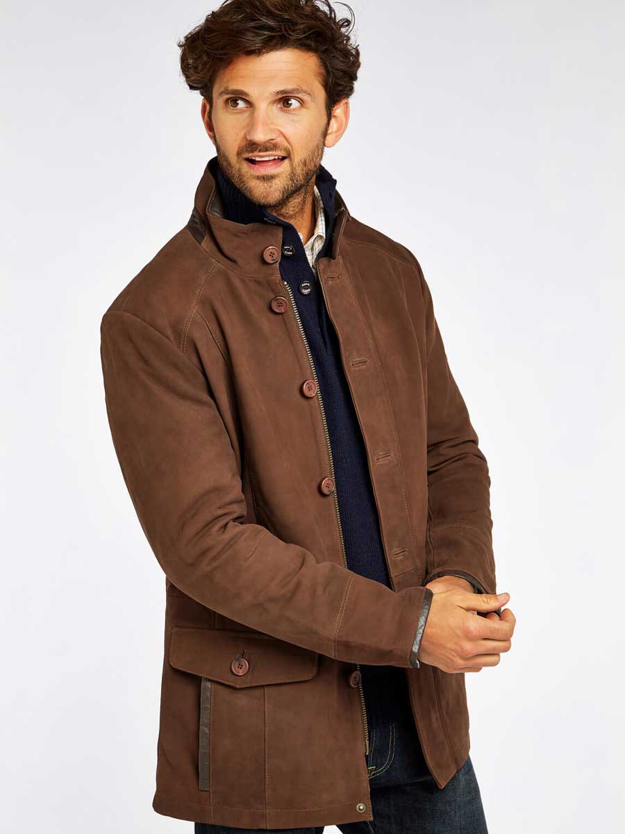 DUBARRY Moore Leather Jacket - Mens - Walnut Dubarry