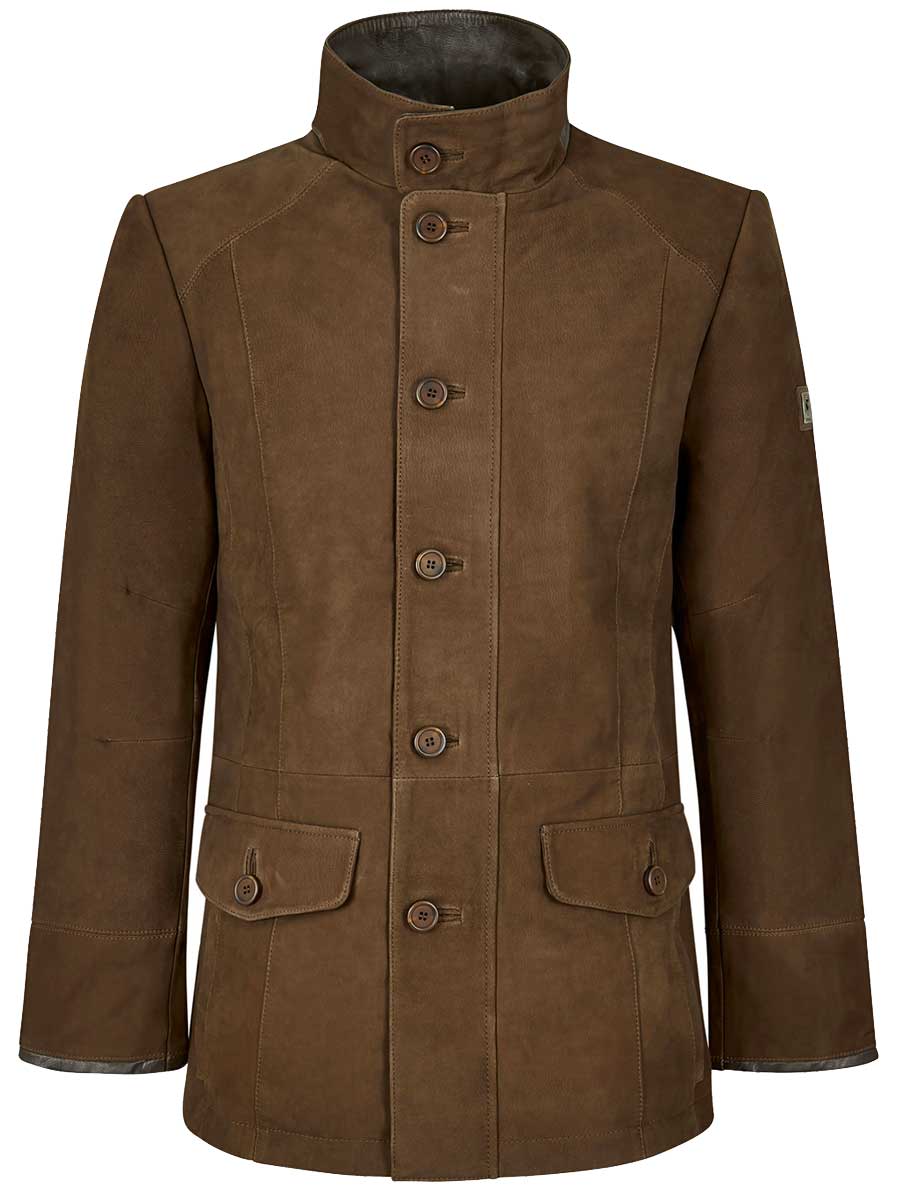 DUBARRY Moore Leather Jacket - Mens - Walnut