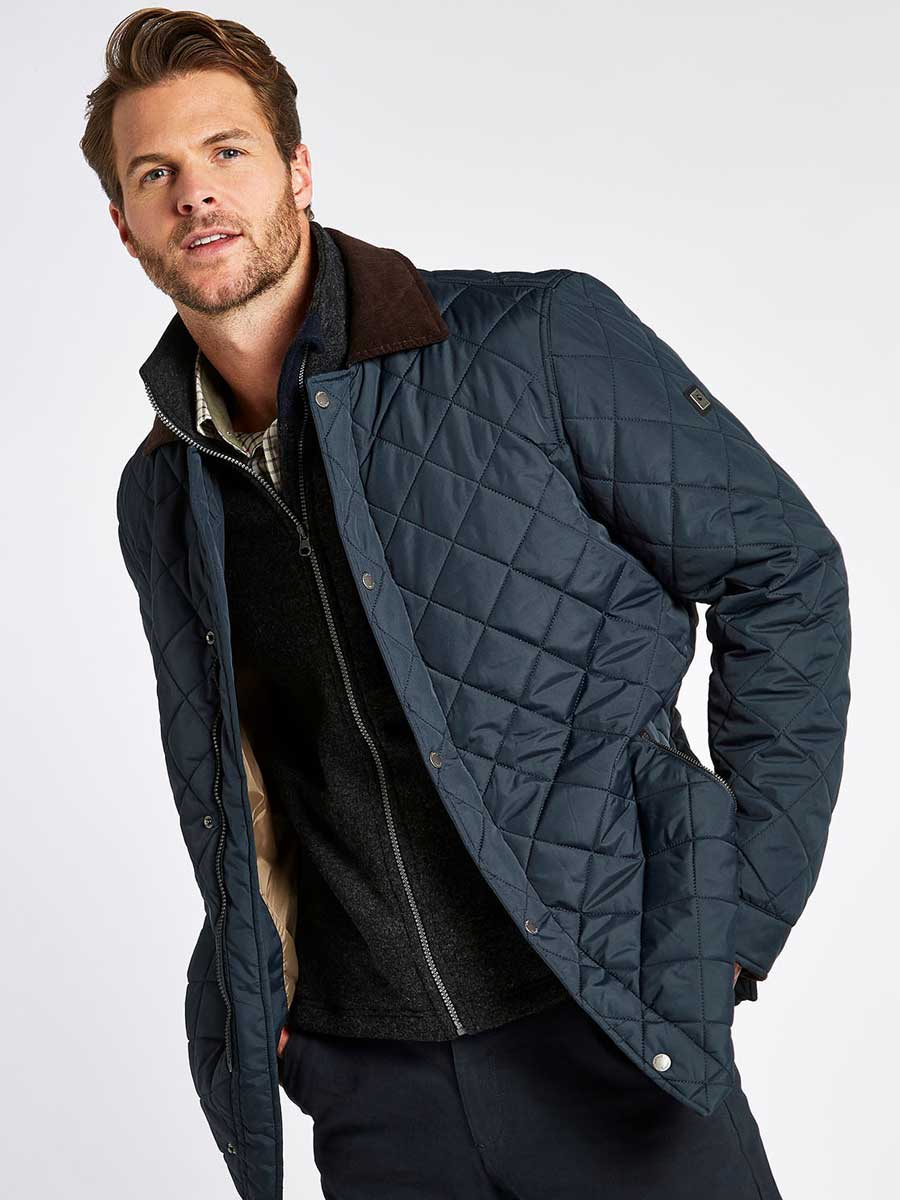 DUBARRY Mountusher Quilted Jacket Mens Navy – A Farley Country