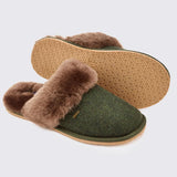 DUBARRY Mullingar Women's Mule Slippers - Olive