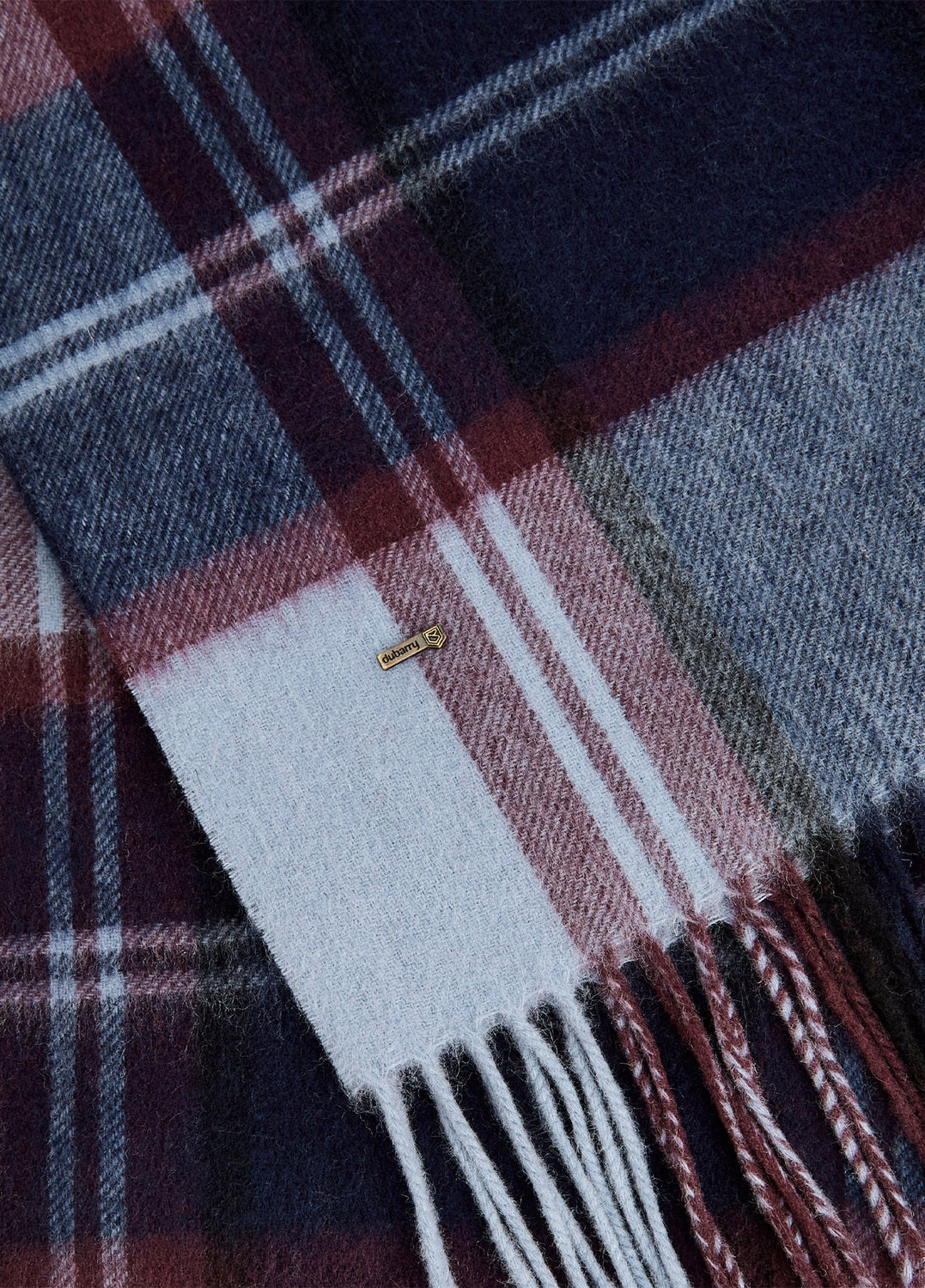 DUBARRY New Ross Wool Scarf - Navy