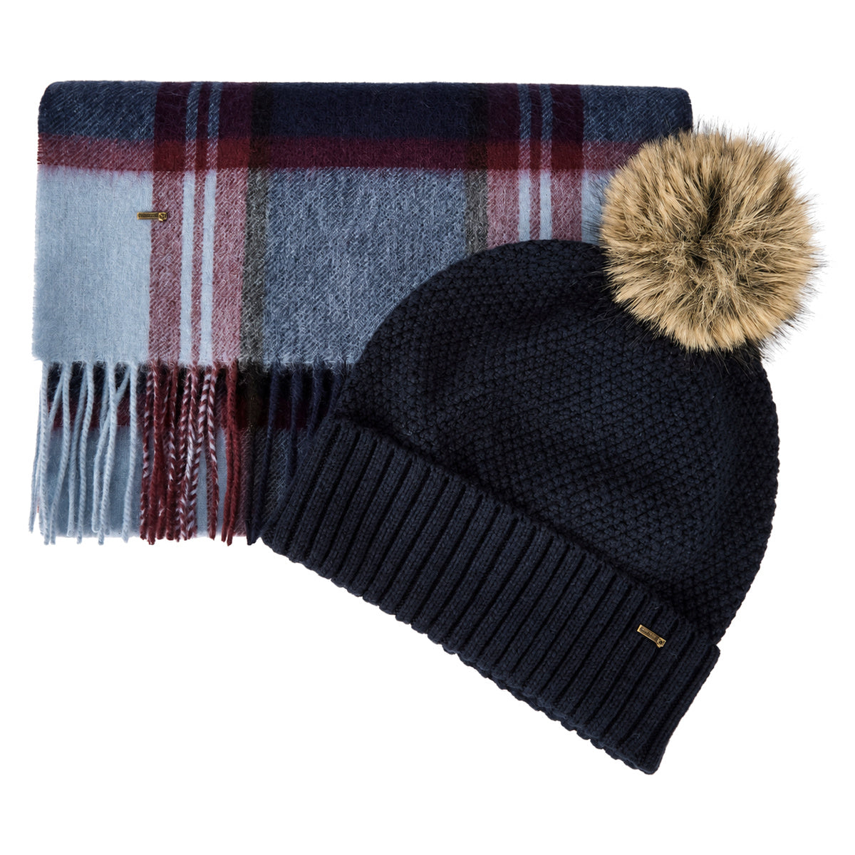 DUBARRY Newbawn Hat & Scarf Gift Set - Navy