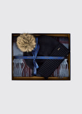 DUBARRY Newbawn Hat & Scarf Gift Set - Navy