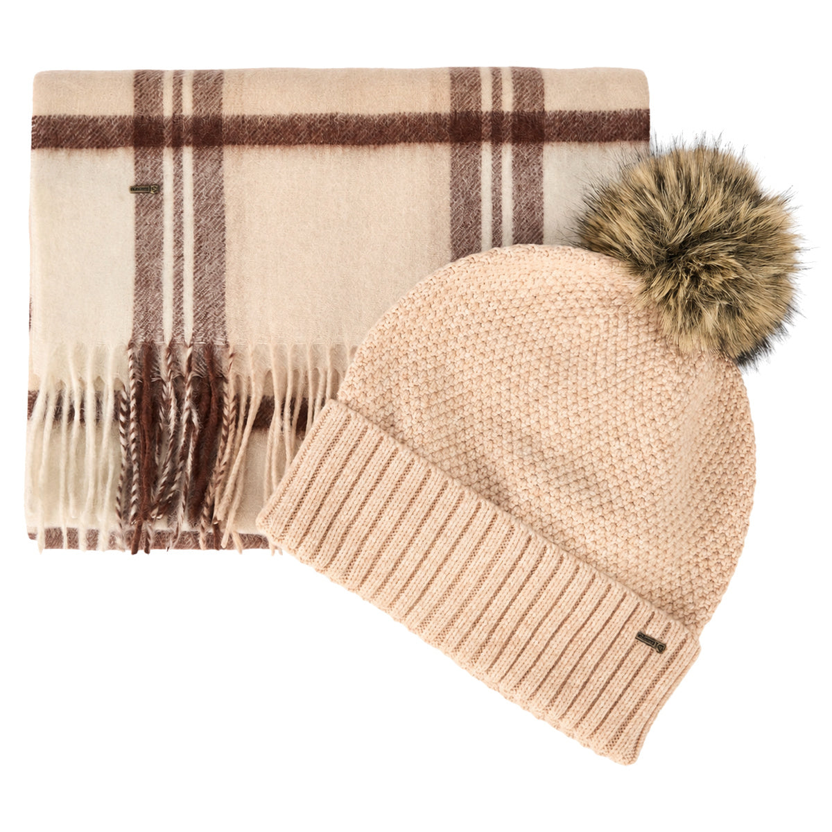 DUBARRY Newbawn Hat & Scarf Gift Set - Oat