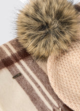 DUBARRY Newbawn Hat & Scarf Gift Set - Oat