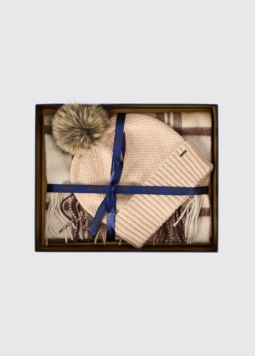 DUBARRY Newbawn Hat & Scarf Gift Set - Oat