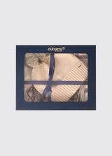 DUBARRY Newbawn Hat & Scarf Gift Set - Oat