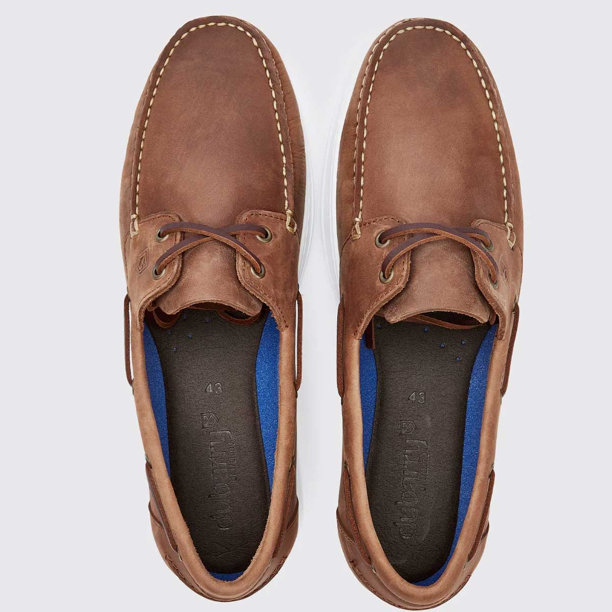 DUBARRY Oceania dubarrylite Deck Shoes - Mens - Chestnut