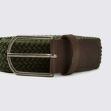 DUBARRY Oysterhaven Woven Belt - Olive