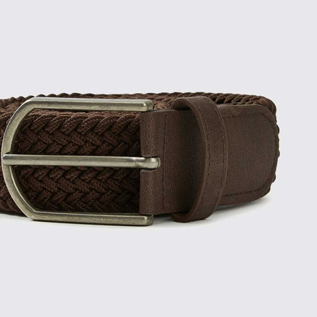 DUBARRY Oysterhaven Woven Belt - Walnut