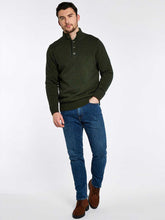Load image into Gallery viewer, DUBARRY Parkplace Button Neck Sweater - Men&#39;s - Dusk Green
