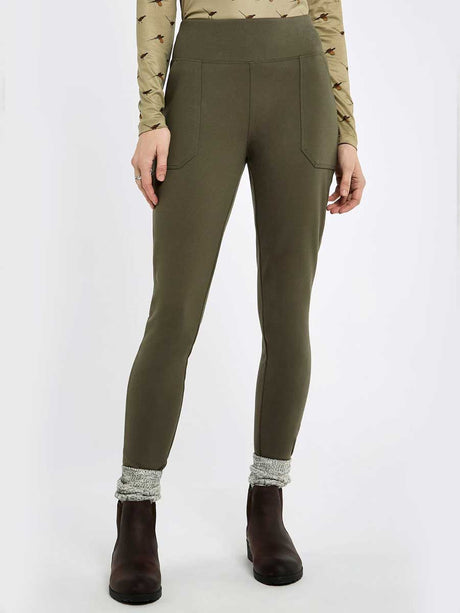 Dubarry Pepperwort Women's Water Repellent Leggings - Olive