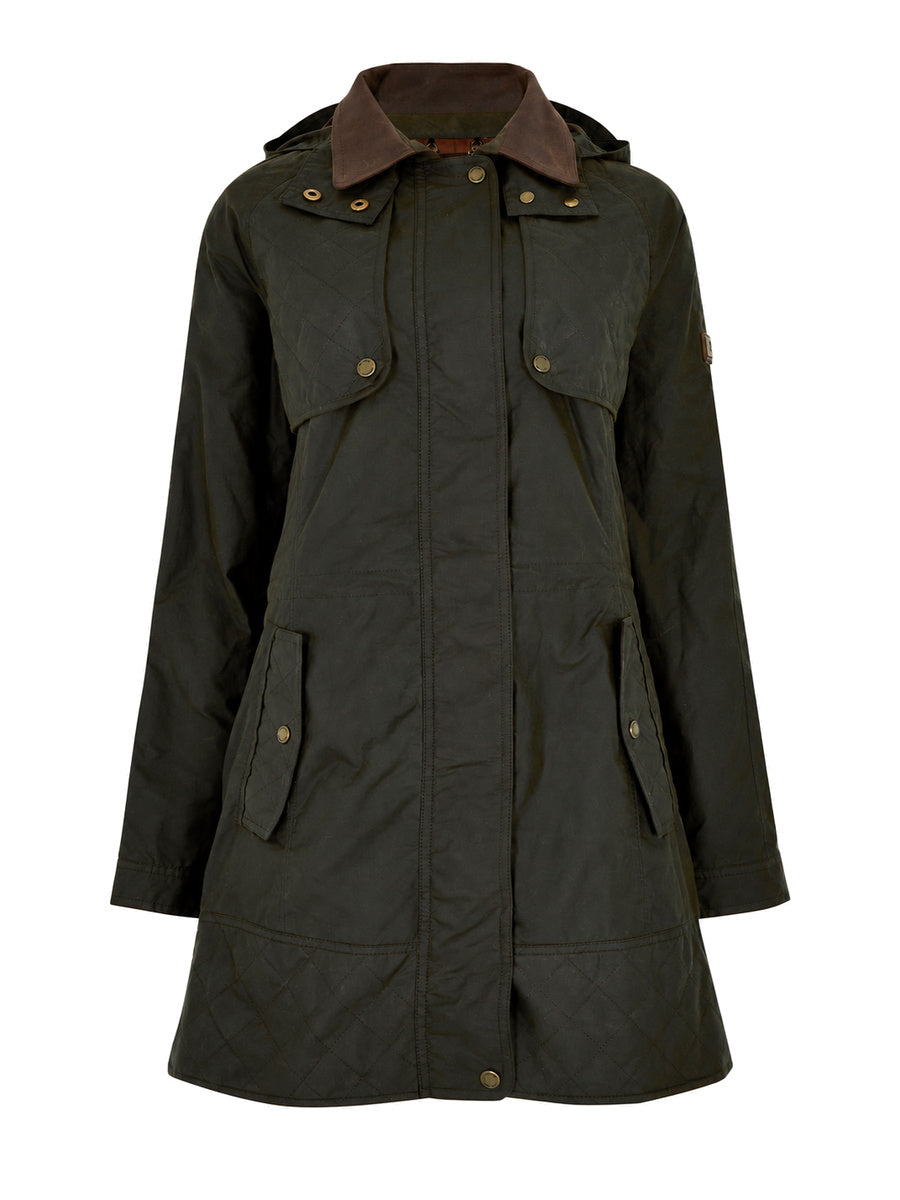 DUBARRY Radford Waxed Jacket - Ladies - Verdigris
