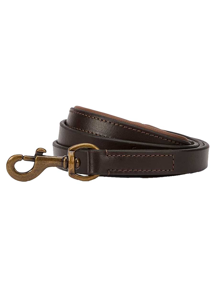 DUBARRY Ranger Leather Clip Dog Lead - Mahogany