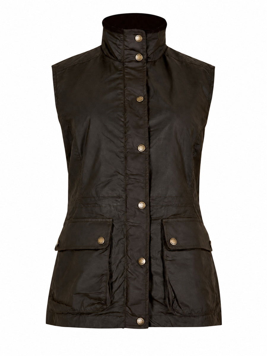 DUBARRY Rathsallagh Waxed Gilet - Ladies - Verdigris