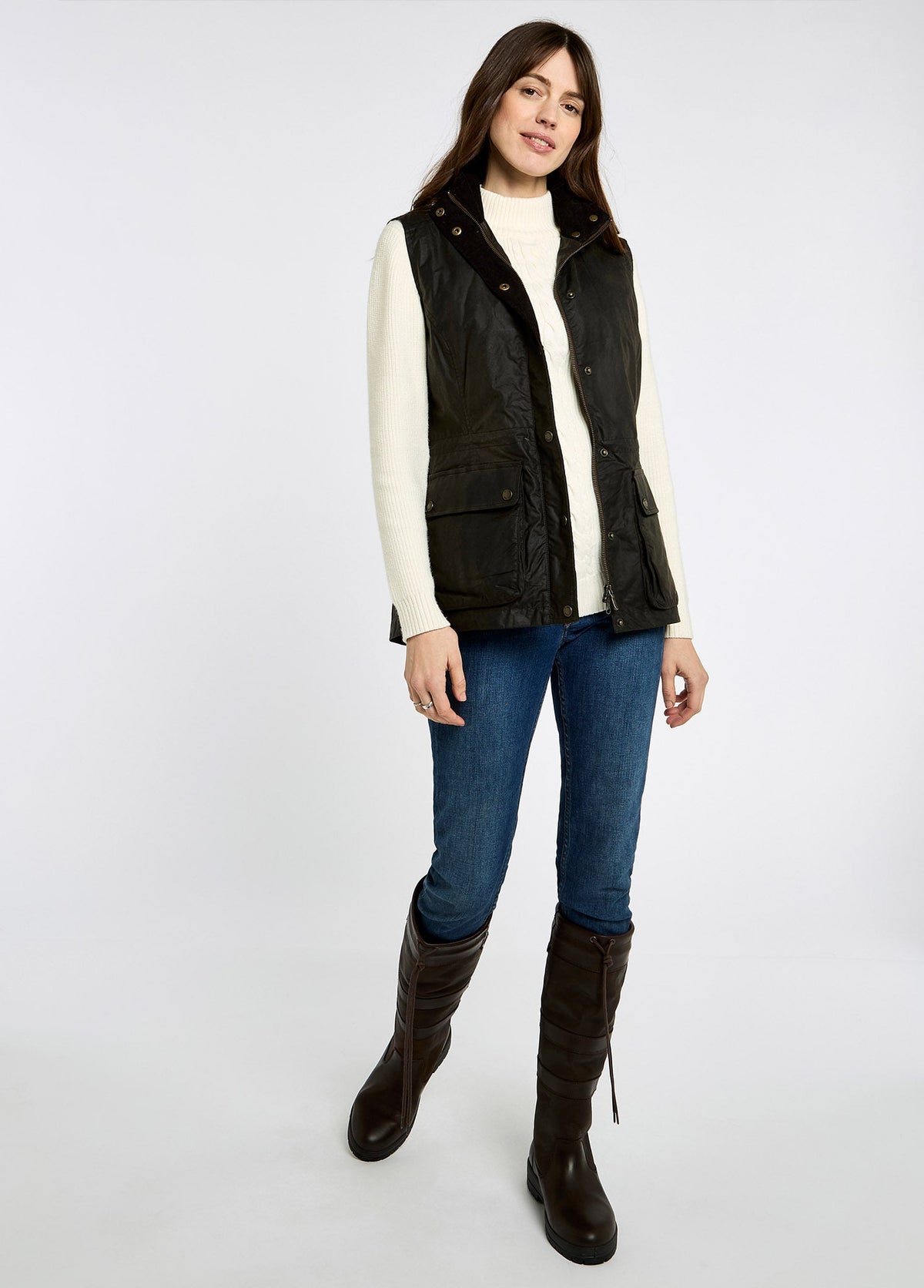 DUBARRY Rathsallagh Waxed Gilet - Ladies - Verdigris