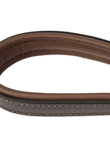 DUBARRY Riley Leather Slip-Neck Dog Lead - Mahogany
